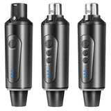 3PCS Wireless Microphone System XLR Microphone Converter Adapter 2.4GHz  mitter Receiver for Condenser Dynamic Mic