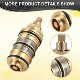 3X Brass Replacement Thermostatic , Shower Mixer Valve Bar Repair Kit Bathroom Water Temperature Con