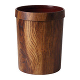 1PC Grain Pattern Rubbish Bin Uncovered Waste Bin Large Plastic Trash Can