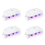 4X UV Light for Resin, Foldable UV Resin Ligh, Portable & Fast Curing Higher Power UV Lamp,Supplies