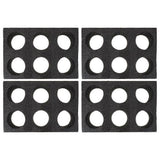 4pcs Takeout Coffee Cup Holders Drinks Cup Storage Tray 6 Hole Beverage Carrier Beverage Cup Holder
