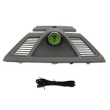 Dashboard Clock Display Surround Trim 970 552 151 01 6W0 with Green Stopwatch Replacement for Panamera 2010?2016 Platinum Grey