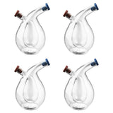 4X Kitchen Two-in-One Oil Dispenser Design Vinegar Cruet Olive Can Quality Oil Pourer Condiment Disp
