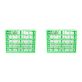 25Pc Combined Transparent Drawer Storage Cabinet Detachable Parts Box Hardware Sorting Box