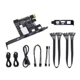 (With POE No WIFI) Professional PCIe Expansion Kit RISC-VPiKVM Offering WiFi And Power over Ethernet Optional For Remote Control Needs