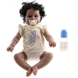 Changeable Dresses Girl Baby for Doll 21inch Nurturing for Doll Birthday Party Decoration Interactive Soft Baby Realisti
