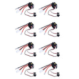 8X Rc ESC 320A 6-12V Brushed ESC Speed Controller with 2A BEC for RC Boat U6L5
