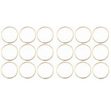 100PCS Gold Color Big Dream Catcher Circle Ring Craft Rings for Dream Catchers Hoops Hanging DIY Con