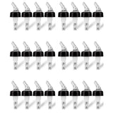 24 Pcs 1Oz Automatic Measured Bottle Pourer - Spirit Measure Pourer Drinks Wine Cocktail Dispenser H