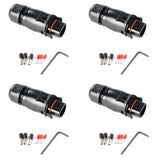 4X Solar PV Connector Plug Waterproof IP68 4000V 40A for Solar PV System Panel Parallel Protection K