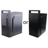Mini ITX Micro for Case Home Theater Personal Computer Chassis Gaming Desktop Industrial Control Computer Enclosure box  Black