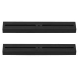2X Black Telescope Dovetail Mounting Plate Full Alloy W/ 1/4Inch Screw Hole for Astronomical Monocul