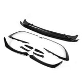 Gloss Black Front Bumper Aero Lip Kit Replacement for MercedesBenz CLAClass C117 X117 AMGLine CLA45 Facelift 1619