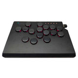 (cool black keycaps) Fight Stick for  Arcade Stick with Light Leverless Game Controller Arcade Stick for PC