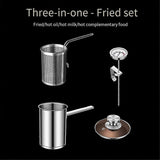 Thickeded Deep Fryer Pot Small Deep Fryer Pasta Strainer Basket