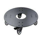 (14 inches) Black Plant Trolley with NonMarring Wheels, Strong 12 14 16 Inch Aluminum Alloy Stand for Large Pots Up To 500lbs  14 inches