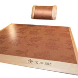 (Narcissus) Alternative Mat Natural Fiber Construction Double Side Sleeping SurfaceS Foldable Frame Heat Dissipation Bedroom Decors  Narcissus