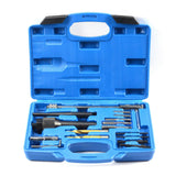 (XC1064 Blue Box) 16 Piece Glow Plug Service Kit Carbon Steels Glow Plug Extractor Tool For Professional Mechanics And DIY Enthusiasts
