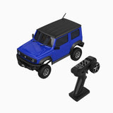 (Blue) 1:18 4WD RC Crawler UCX2402 Off-Road Remote Control Car All-Terrain Adventure WK