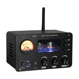 Mini 4-way RCA Audio Switcher Box Stereo Tube Preamp Splitter HIFI Headphone Amp Fg