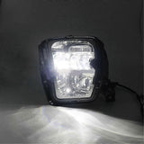 Black for Ram 1500 2013-2018 LED Fog Lights White DRL Bumper Driving Lamps Waterproof Car Accessori jn