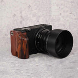 (A) Wood Wooden Side Grip Hand Grip for FP Camera Ebony / Ebony Yellow USAeSKS