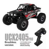 (Brushless Black) UDIRC UCX24 1/24 RC Ferngesteuertes Auto RC Car 4WD Crawler 3-Gang RTR Off