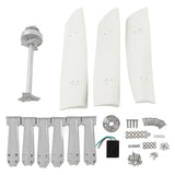 Wind Power Turbine Generator Kit 600W Vertical Magnetic Levitation Portable Home Use White with MPPT