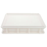 Stackable Pizza Dough Proofing Box Commercial Dough Proofing Container for Home and Bakery Plastic Tray with Lid Space-Saving