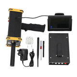 15m Depth 1000 Meters Range Metal Detector High Accuracy Metal Detector with Display Screen for Gold Silver Copper 100?240V UK Plug