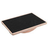 Wood Yoga Balancing Board Wheel Balancers Nonslip Indoor Trainer Rocker Board Balance Training Equipment Easy to Use