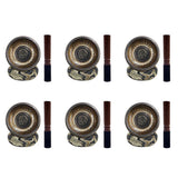 Tibetan Singing Bowl Set with Dual End Stroker Cushion