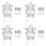 Iron Board Hanger Wall Electric Iron Holder with Removable Hooks -2