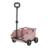 (Pink) Large Cats Cart Carriers Bag for Cats, Pet Walking Outdoor Travel for Cats Sightseeing Bag Outdoor Travel Designs  Pink