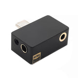 (black) Headphone Adapter Headphone Amplifiers Stereo Connection High Performances Superior Plugs Adapters Surround Sound  black