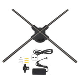 3D Hologram Fan Display 85cm LED WiFi Real Time Holographic Advertising Projector for Shop Bar Party