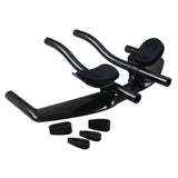 (Gloss 400mm) UD Carbon Fiber TT Bicycle Handlebar Road Bike Bullhorn Bar Aerobar Kits 31.8mm