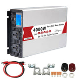 (C 48V) 4000W Max 12V 24V 48V 60V Pure Sine Wave Voltage Converter Inverter New