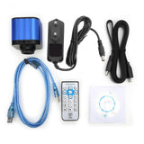 4k HDMI USB Digital Electric Industrial Microscope Camera with Remote Control