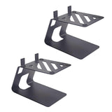 (Black) Premium Desktop Surround Sounds Speaker Risers Speakers Heightened Stand Mount Antivibration Feet Sound Box Mounts  Black