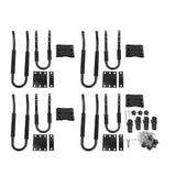 2 Pair Kayak Car Rack Roof Top Mount 68KG 150LBS Load Carrier J Bar Holder for Canoe Paddle Boards Skiboard