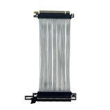 (25cm) PCIE5.0 X16 Risers Cable Flexible Highly Speed GPU Extension Cable for 217e NZXTH1 Case 64GBS Speed Bidirectional