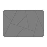 (Dark Gray) Bath Mat Quick Drying Diatomaceous Floor Rug for Bathroom and Kitchen, Absorbent Earth Mat Easy Clean Bathmat Door Mat  Dark Gray