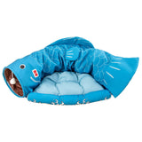 for Cat Tunnel Tube Collapsible Tent Maze House+Bed for Rabbit Small Animals