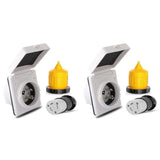 30AMP RV Power Inlet Outlet Shore Power Kit w/Boot Cord Protector