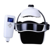Electric for Head Massager Intelligent Air Pressure Vibration Finger Press Relaxation with Music Soothing Relax Helmet for Home Office Use