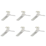 5 Pcs Clear Acrylic Clothes Hanger with ,L