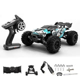 (Blue) Digital Control Crawler All Terrain Brushless Model Car Kids Electronic Gift