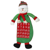 Christmas Calendar Santa Snowman Deer Xmas Advent Door Wall Window Decorative