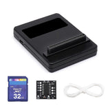 (32GB Black) PSIO Optical Drive Emulator SLD Kit Fit for PS1 Thick Machine 3D-Printed Cover